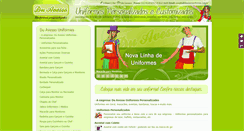 Desktop Screenshot of duavessouniformes.com.br