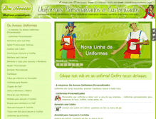 Tablet Screenshot of duavessouniformes.com.br